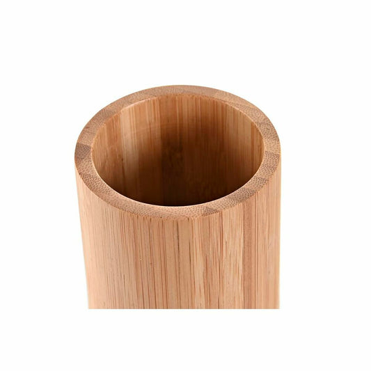 DKD Home Decor - Toothbrush Holder Natural Bamboo & Black