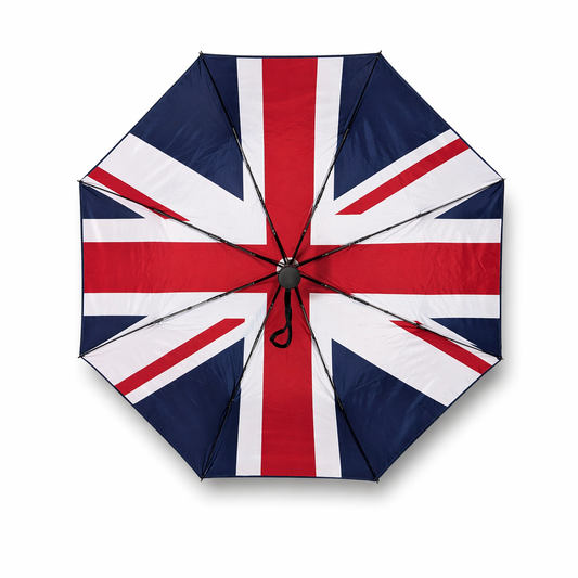 Brolly Union windproof umbrella in Union Blue with Union Jack lining — Classic style