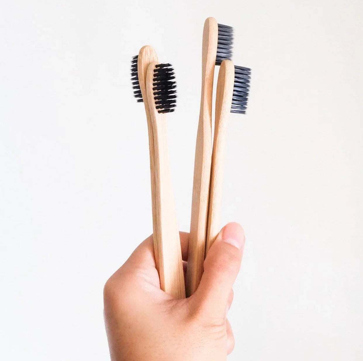 Smile Boutiques - Natural Bamboo Toothbrush with Activated Charcoal Bristle